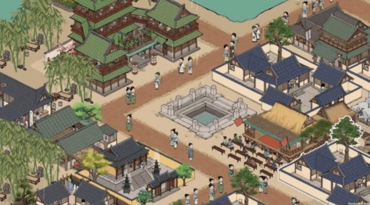 古风城市建造游戏满庭芳：宋上繁华上线Steam 融合历史、剧情、策略元素