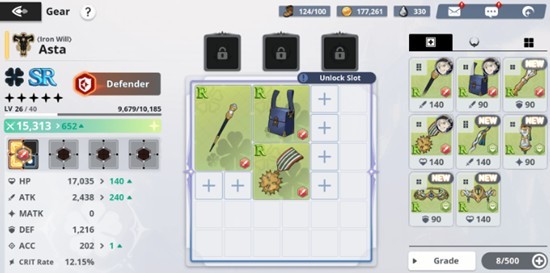 黑色四叶草魔法帝之道装备有哪些