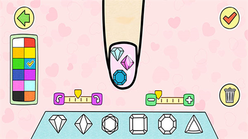 夏莉的美甲装饰游戏